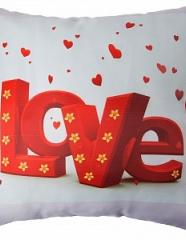 Подушка с фотопечатью Love 6 35*35 см